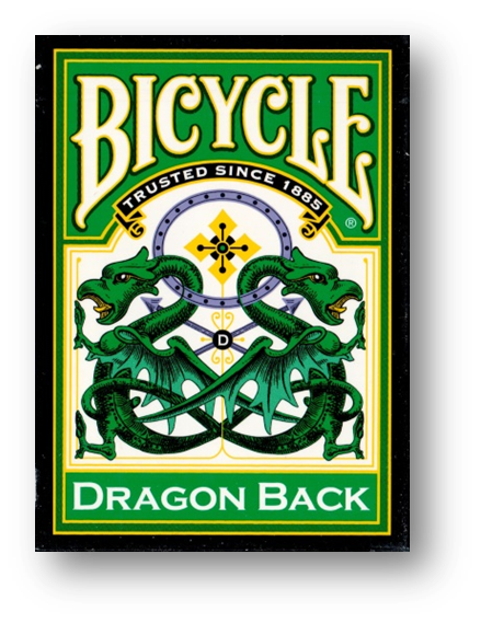 Bicycle Dragon Green by Gamblers Warehouse