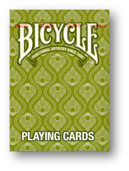 Peacock GRÜN Deck - Bicycle Poker Cards