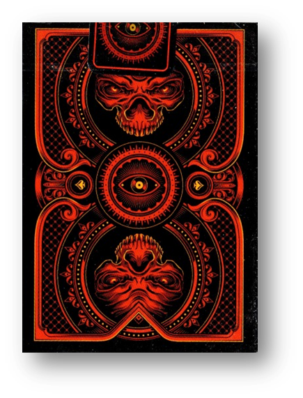 Bicycle Eerie Deck (Red) by Gambler's Warehouse