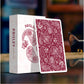 Paisley Playing Cards - Ruby Red Edition