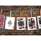 Paisley Playing Cards - Ruby Red Edition