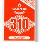 Copag 310 Playing Cards - Slim Line - Face Off - Red