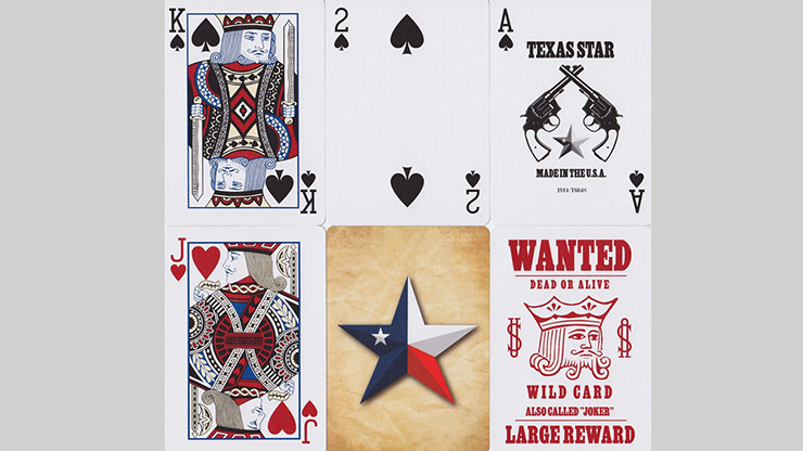 Texas Star Playing Cards by United States Playing Card Company