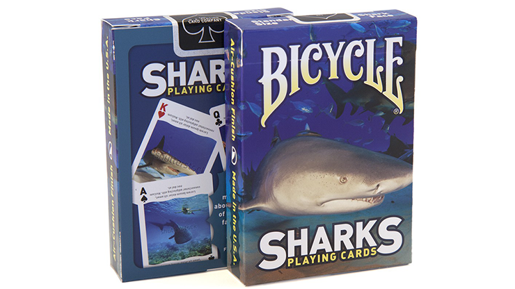 Bicycle Sharks Playing Cards by US Playing Card