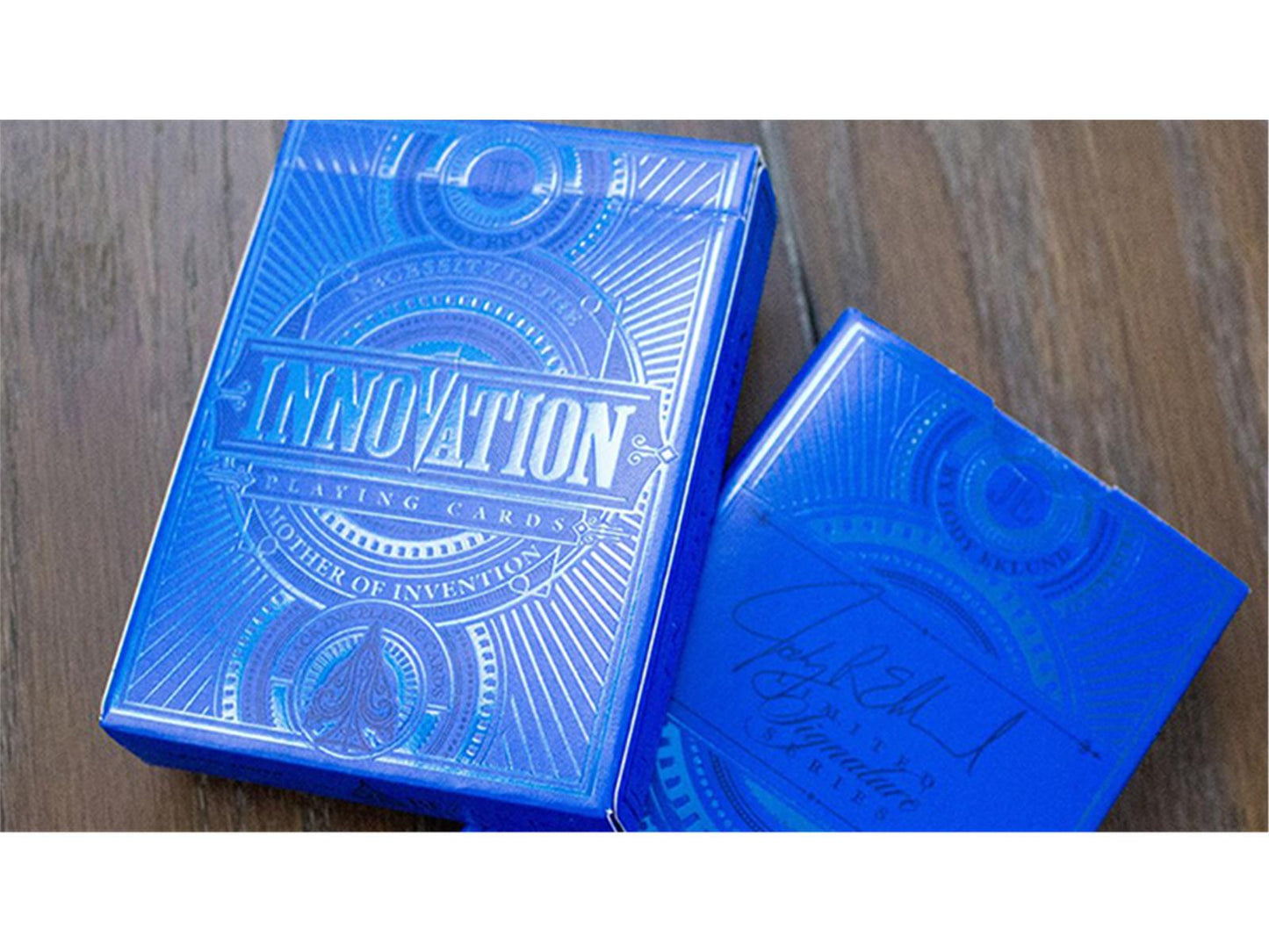 Innovation - Blue Signature Edition Playing Cards by Jody Eklund