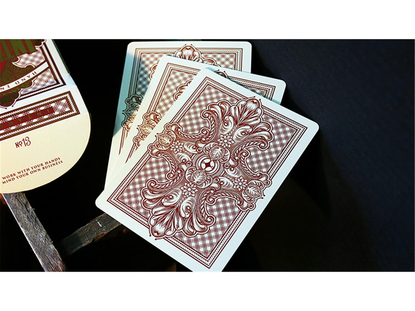 Intaglio Red Playing Cards by Jackson Robinson