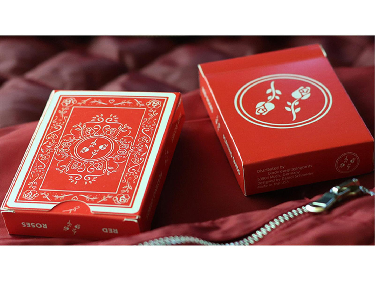 Black Roses Red Playing Cards