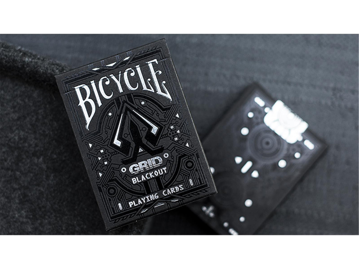 Limited Edition Bicycle Grid Blackout Playing Cards