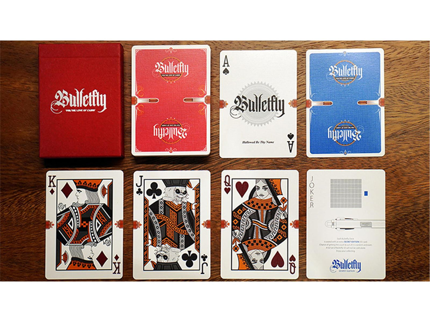 Bulletfly Playing Cards: Vino Edition