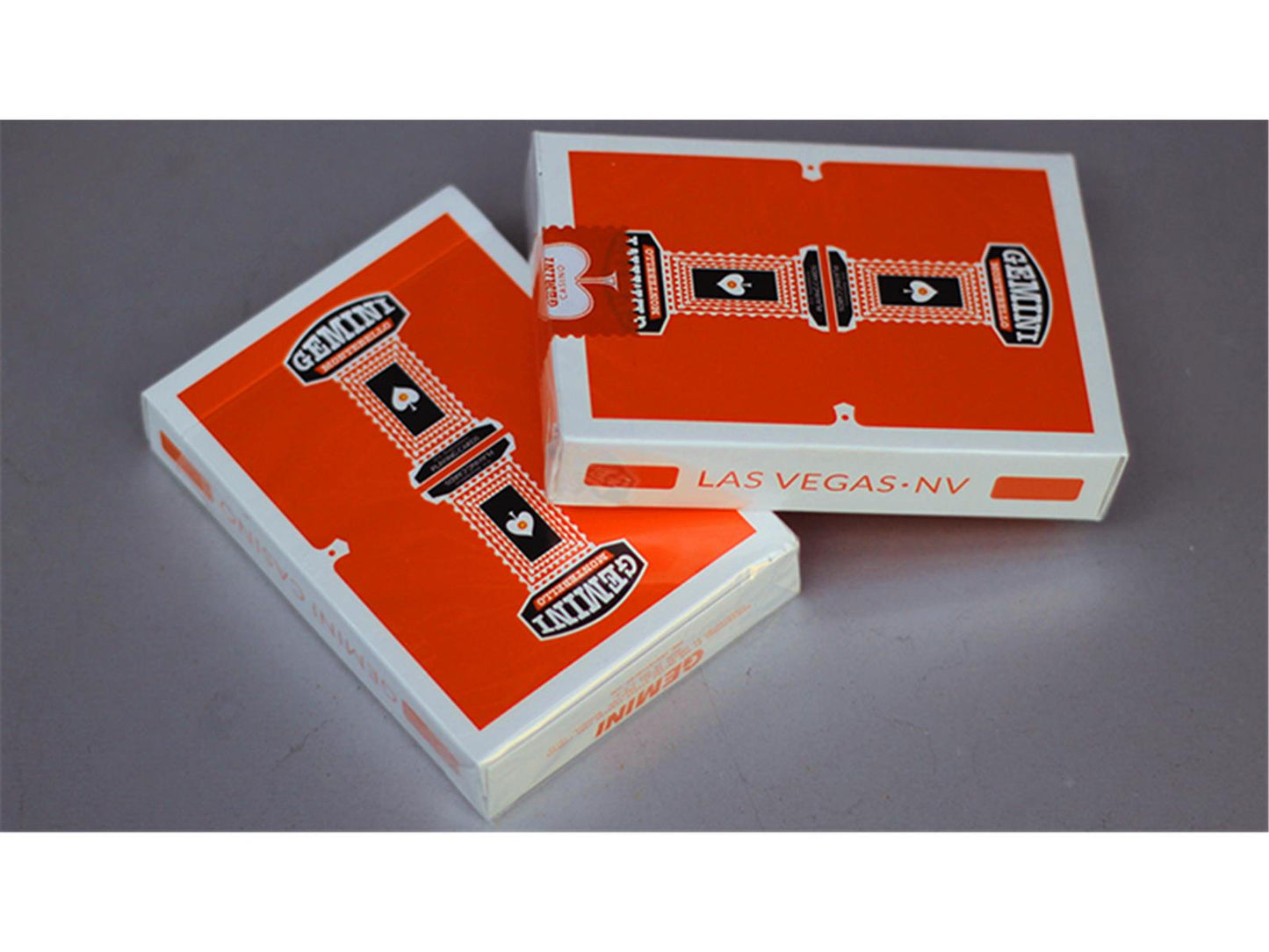 Gemini Casino Playing Cards - Orange