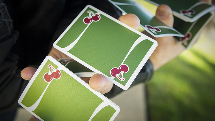 Cherry Casino (Sahara Green) Playing Cards