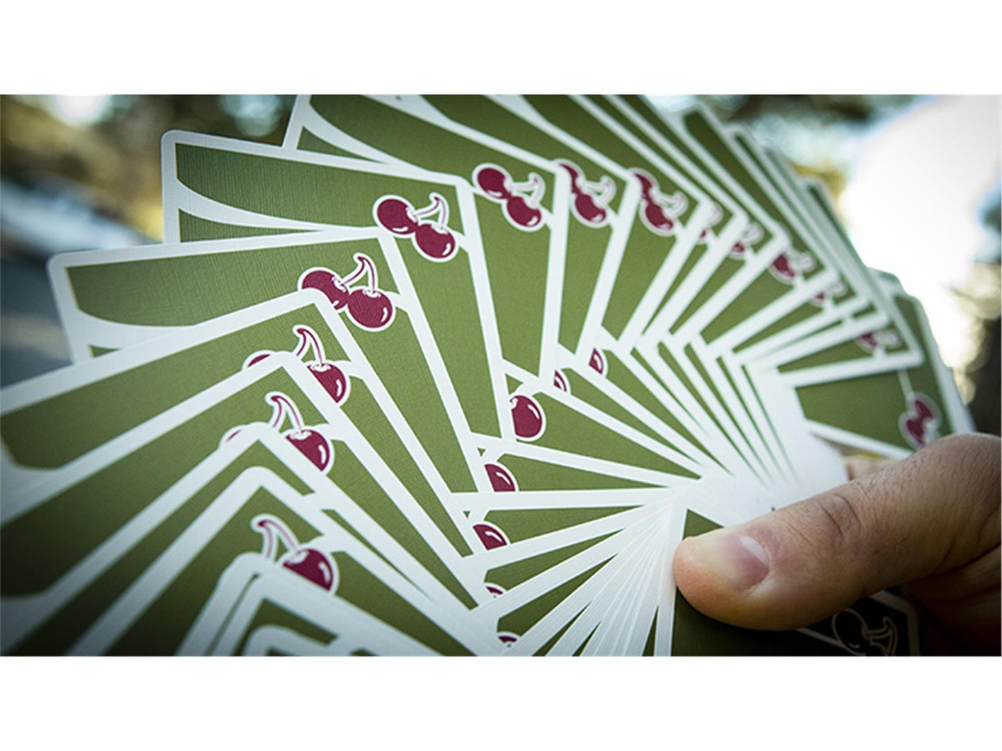 Cherry Casino (Sahara Green) Playing Cards