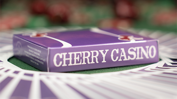 Cherry Casino Desert Inn Purple Playing Cards by Pure Imagination Projects