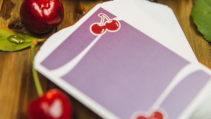 Cherry Casino Desert Inn Purple Playing Cards by Pure Imagination Projects