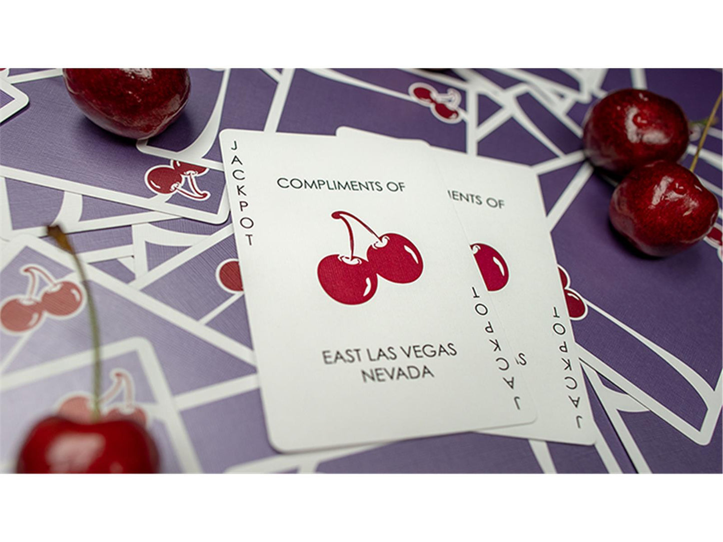 Cherry Casino Desert Inn Purple Playing Cards by Pure Imagination Projects