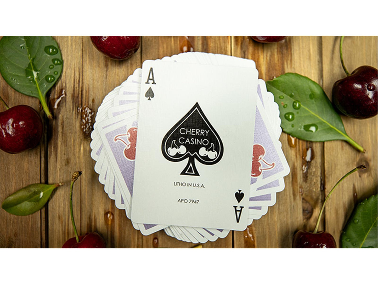 Cherry Casino Desert Inn Purple Playing Cards by Pure Imagination Projects