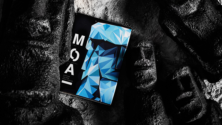 MOAI Blue Edition Playing Cards by BOCOPO