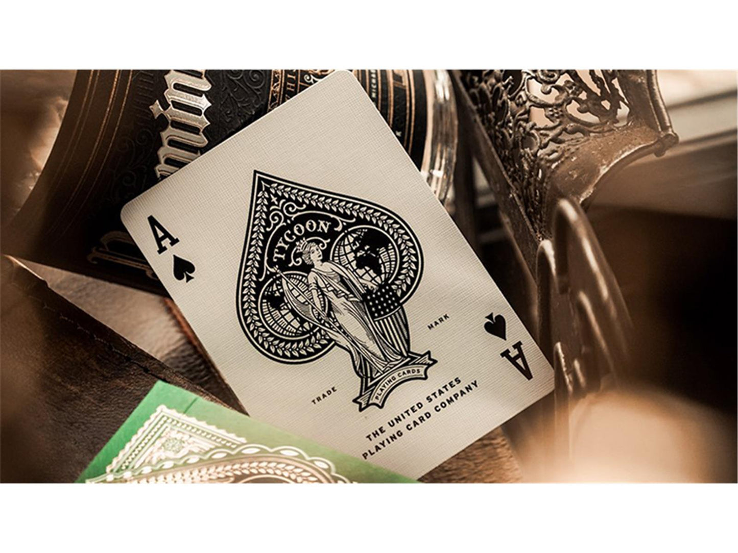 Tycoon (Green) Playing Cards Limited Edition by Theory11