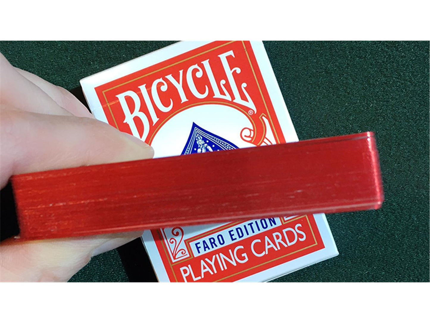 Limited Edition Gilded Bicycle Faro (Red) Playing Cards