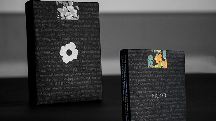 Limited Edition Black Flora Playing Cards by Paul Robaia