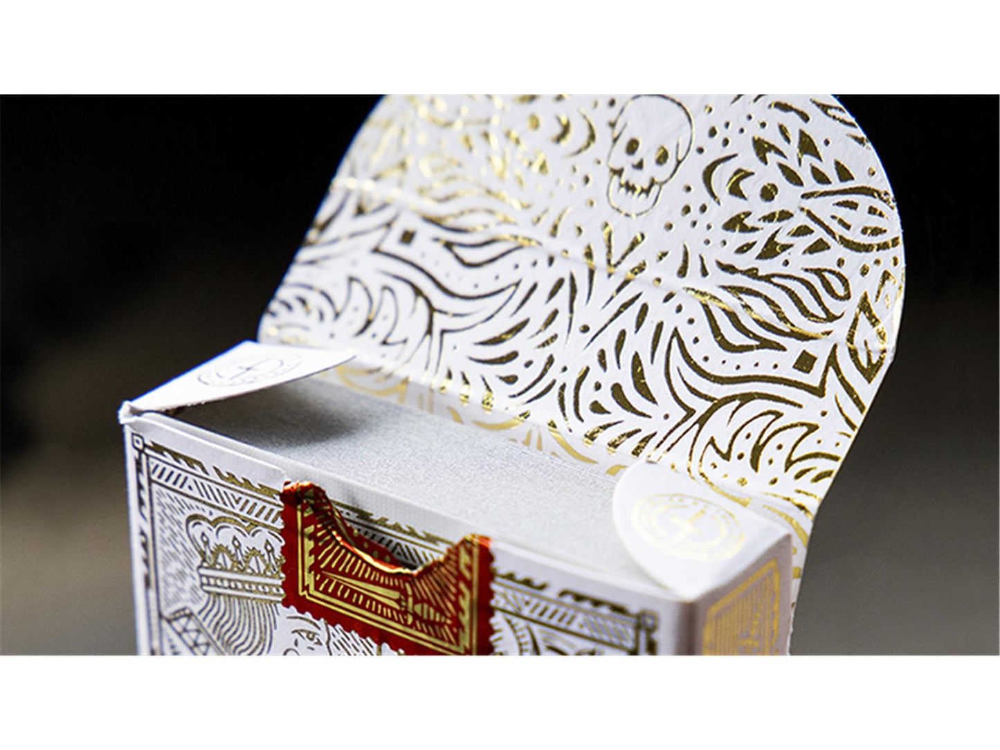 White Gold Edition V3 Playing Cards by Joker and the Thief Playing Cards