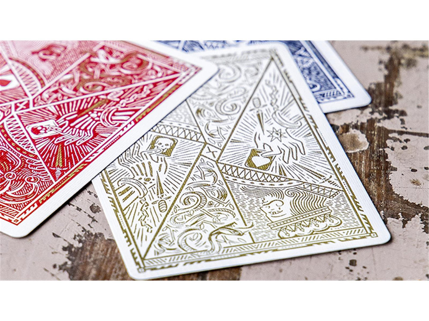 White Gold Edition V3 Playing Cards by Joker and the Thief Playing Cards