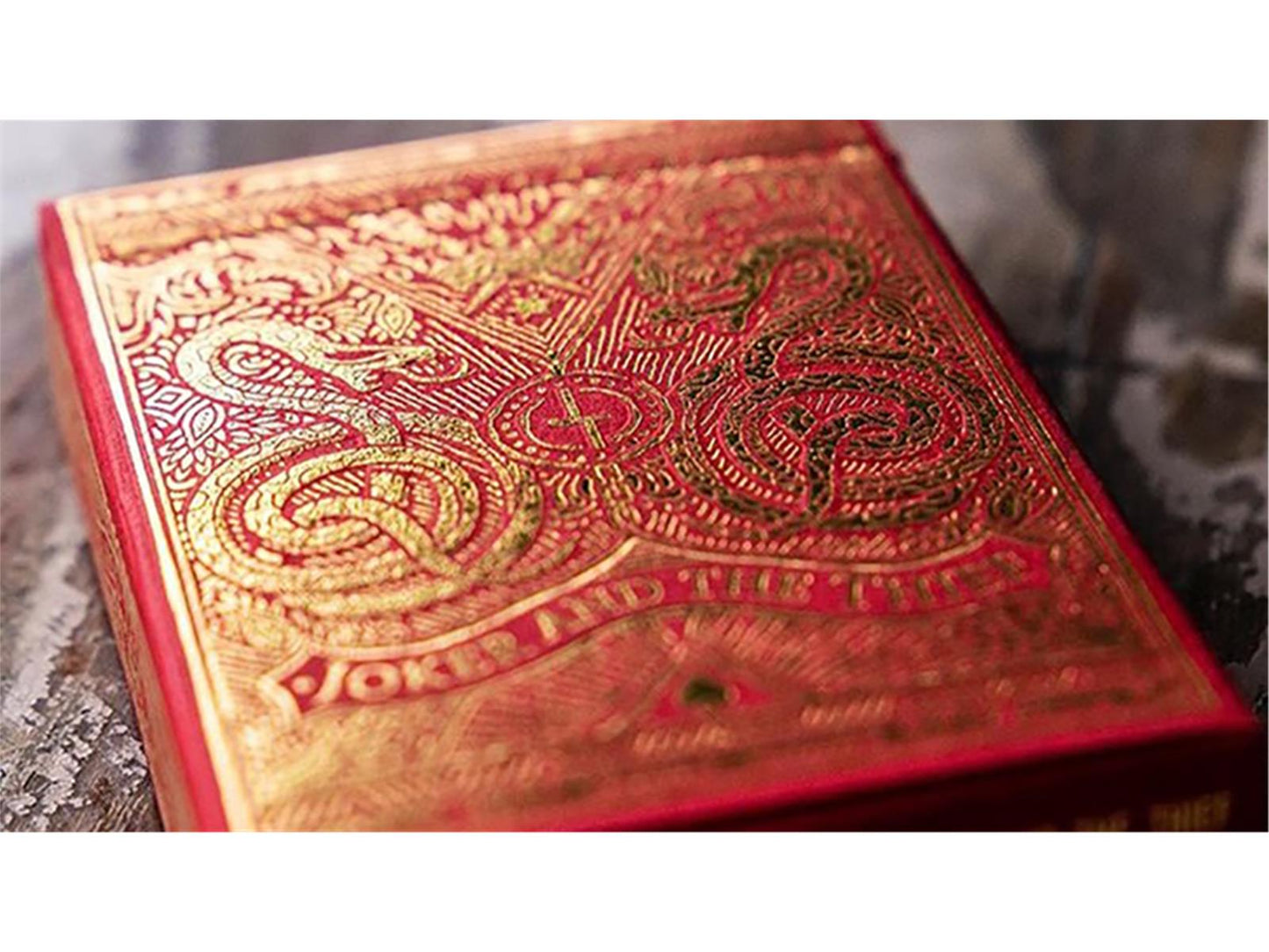 Blood Red Edition V3 Playing Cards by Joker and the Thief