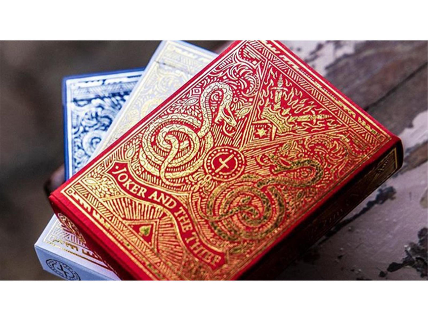 Blood Red Edition V3 Playing Cards by Joker and the Thief