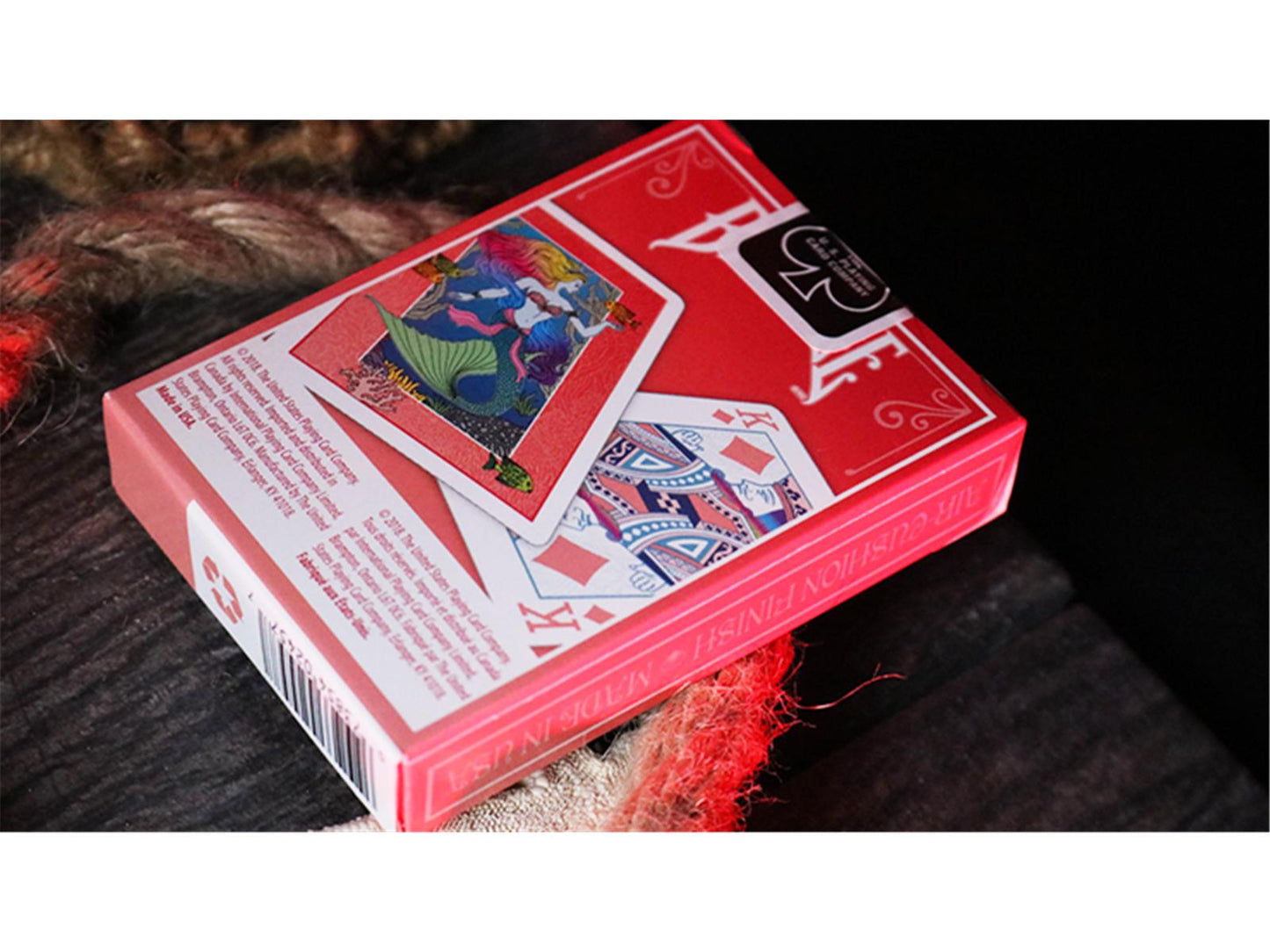 Mermaid Bicycle Playing Cards (Red) by US Playing Card Co