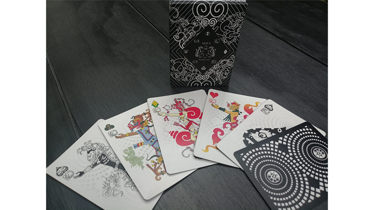 Maya Playing Cards Magic Black