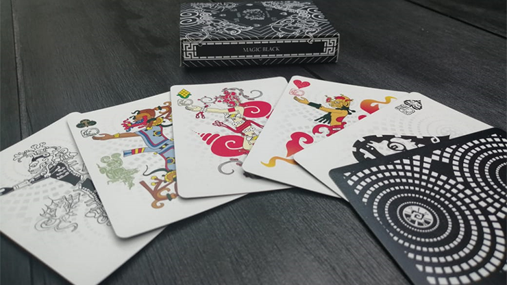 Maya Playing Cards Magic Black