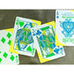 Tally Ho Fan Back Summer Playing Cards