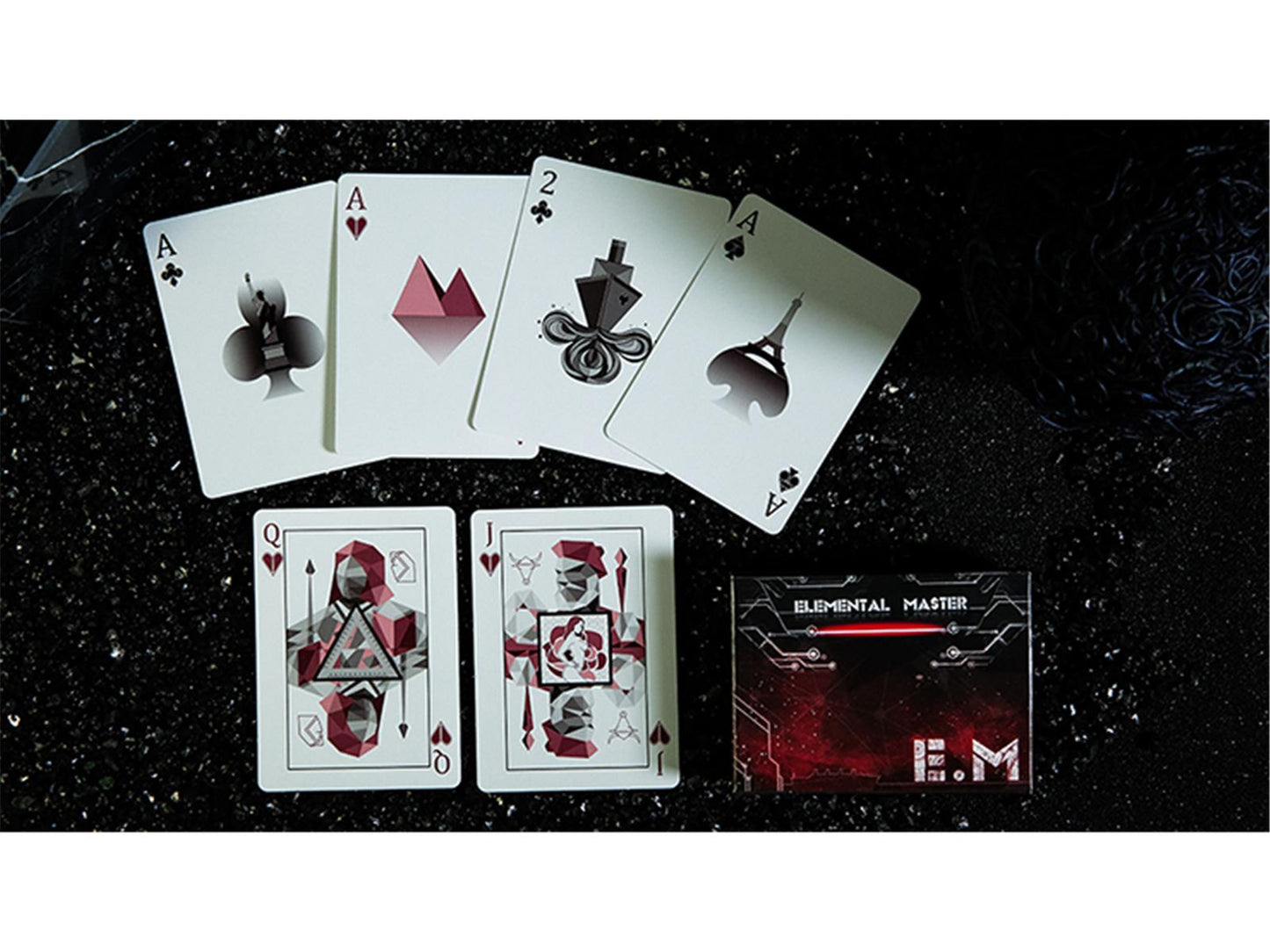 Elemental Master Red Edition Playing Cards by TCC