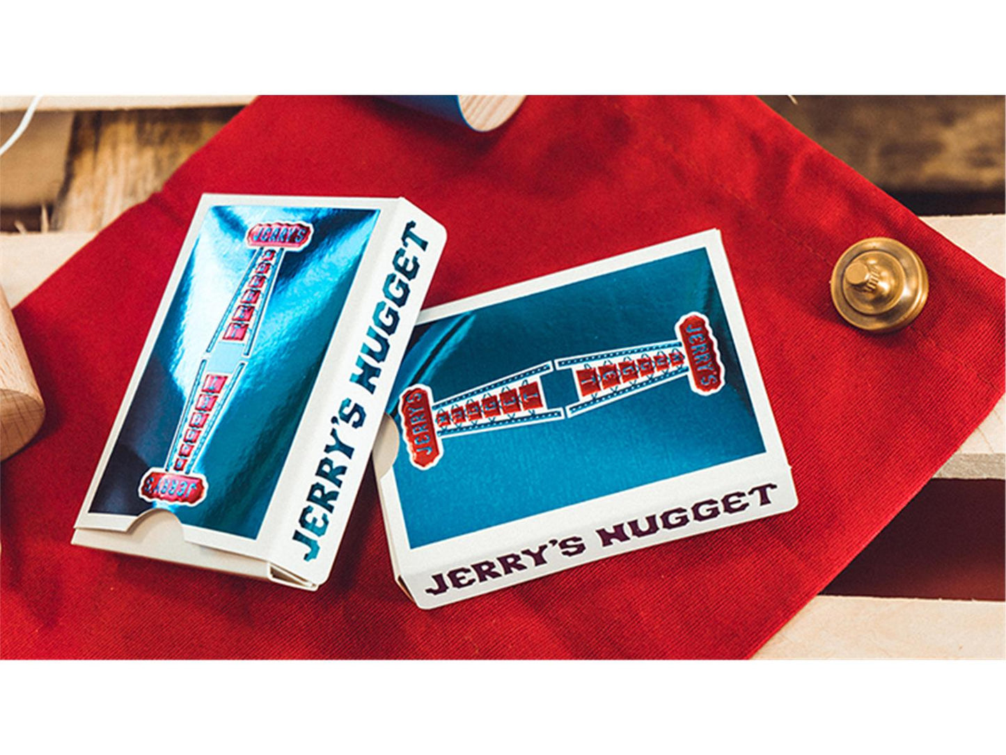 Vintage Feel Jerry's Nuggets (Blue Foil) Playing Cards