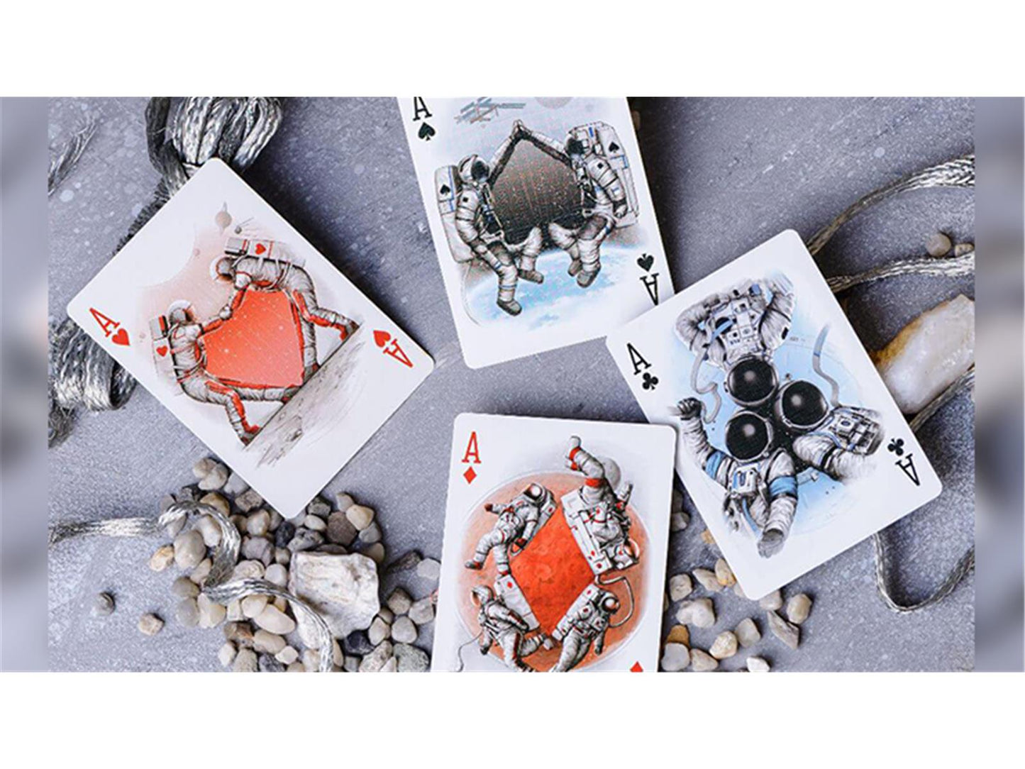 Discovery Final Frontier (Red) Playing Cards by Elephant Playing Cards