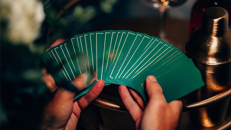 NOC Out: Green and Gold Playing Cards