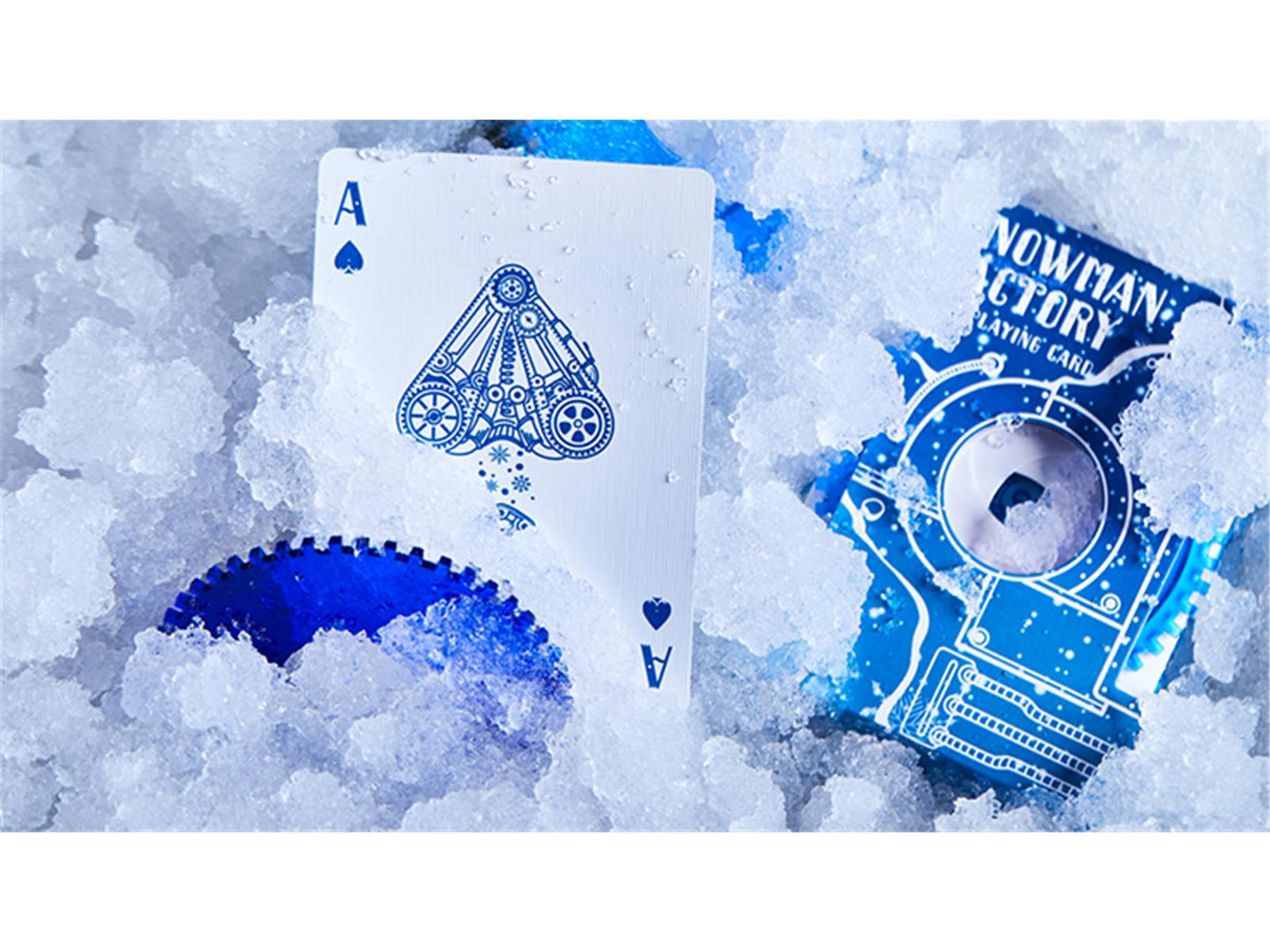 Snowman Factory Playing Cards by Bocopo