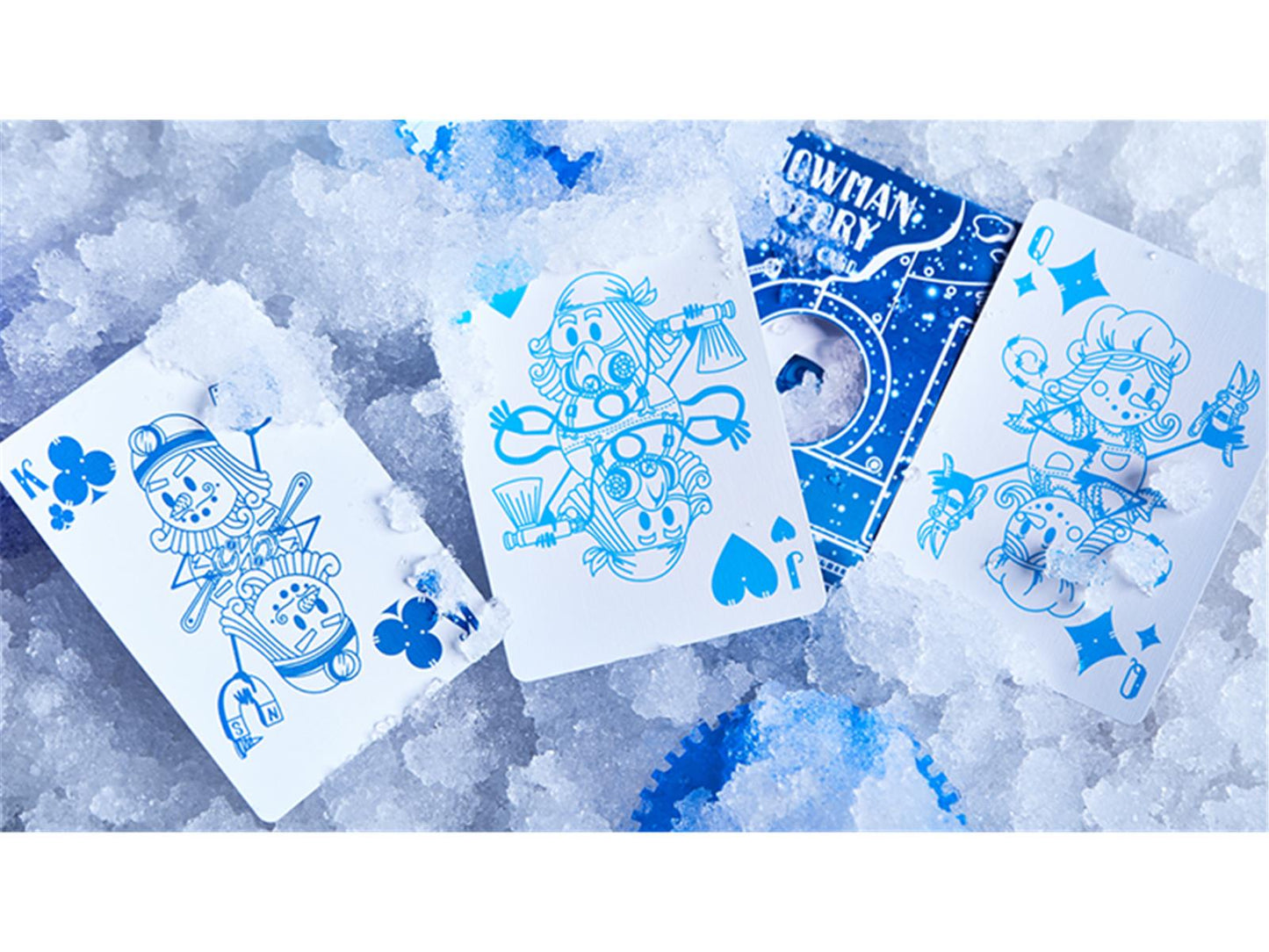 Snowman Factory Playing Cards by Bocopo