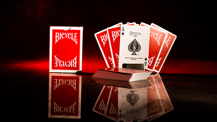 Bicycle Insignia Back (Red) Playing Cards