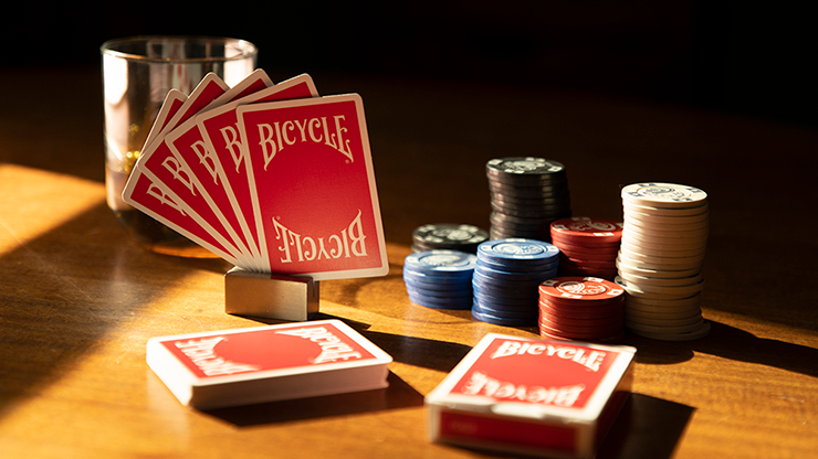 Bicycle Insignia Back (Red) Playing Cards