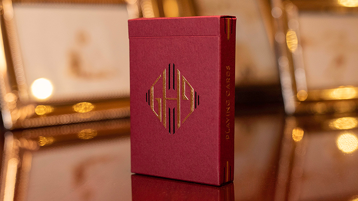 Hollingworth Playing Cards (Burgundy)