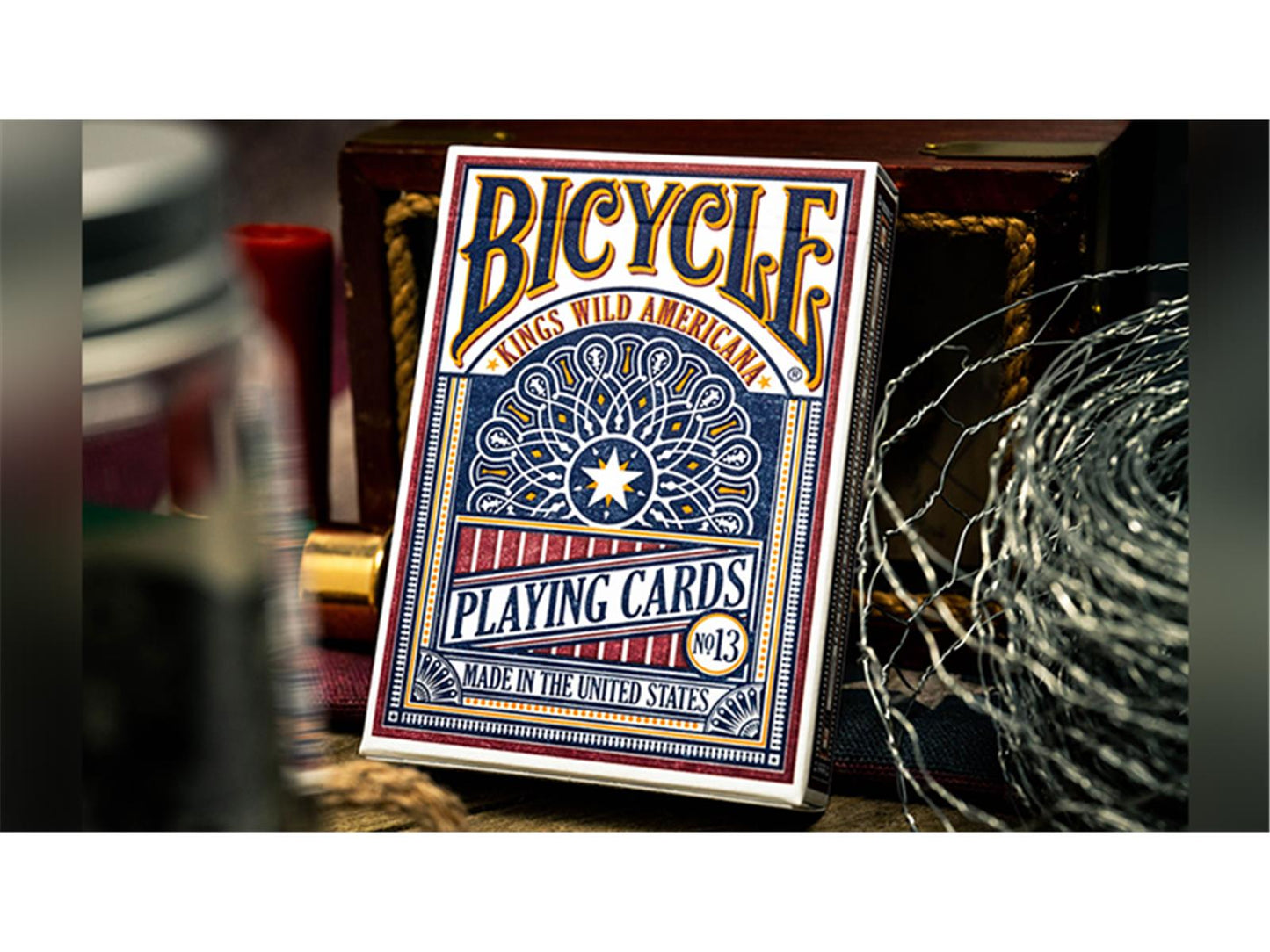 Kings Wild Bicycle Americana Playing Cards by Jackson Robinson