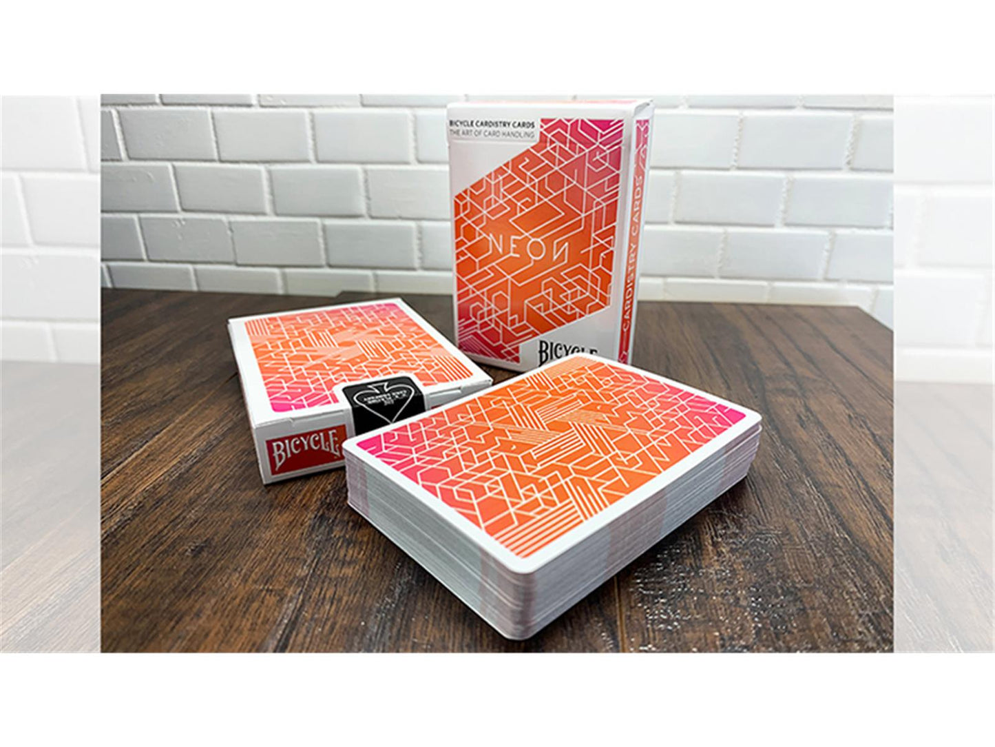 Orange Bump Neon Playing Cards by US Playing Card Co