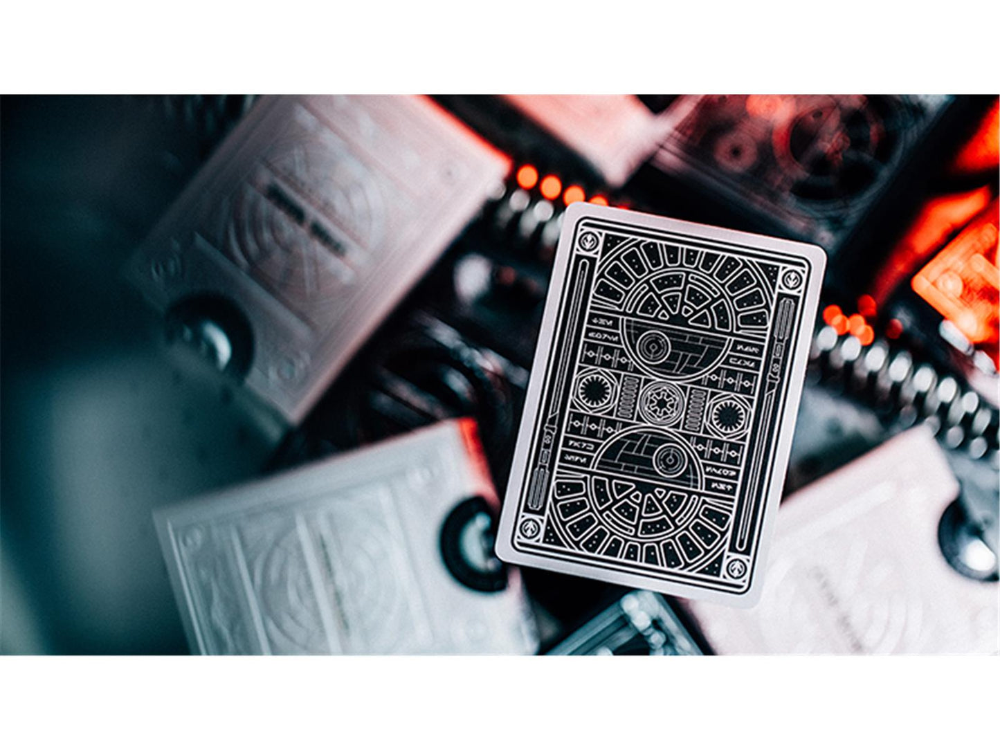 Star Wars Dark Side Silver Edition Playing Cards (Graphite Grey) by theory11