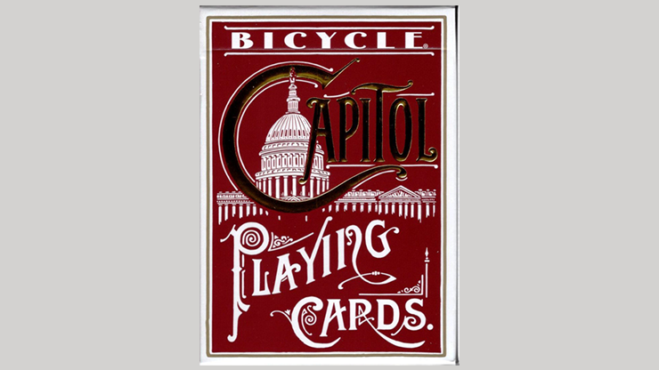 Bicycle Capitol (Red) Playing Cards