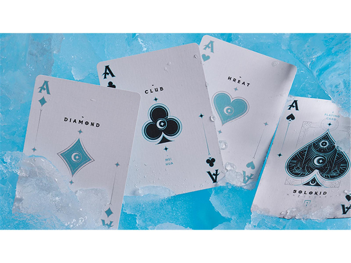 Solokid Cyan Playing Cards by Bocopo