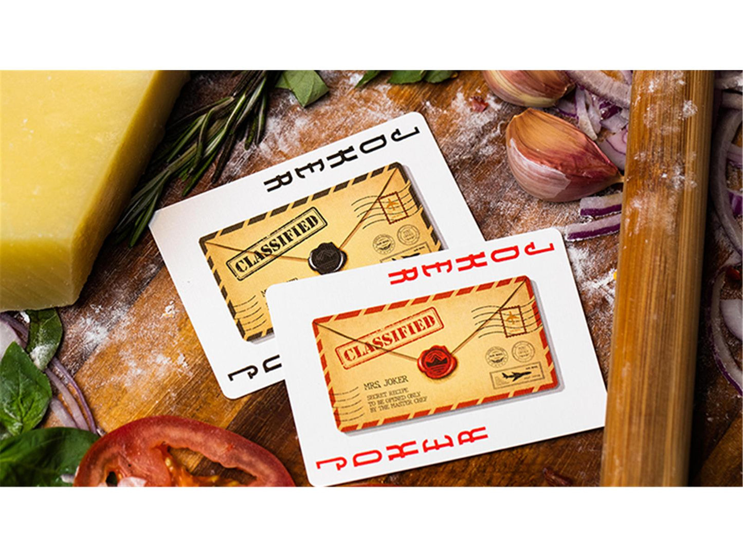 The Royal Pizza Palace Playing Cards Set by Riffle Shuffle