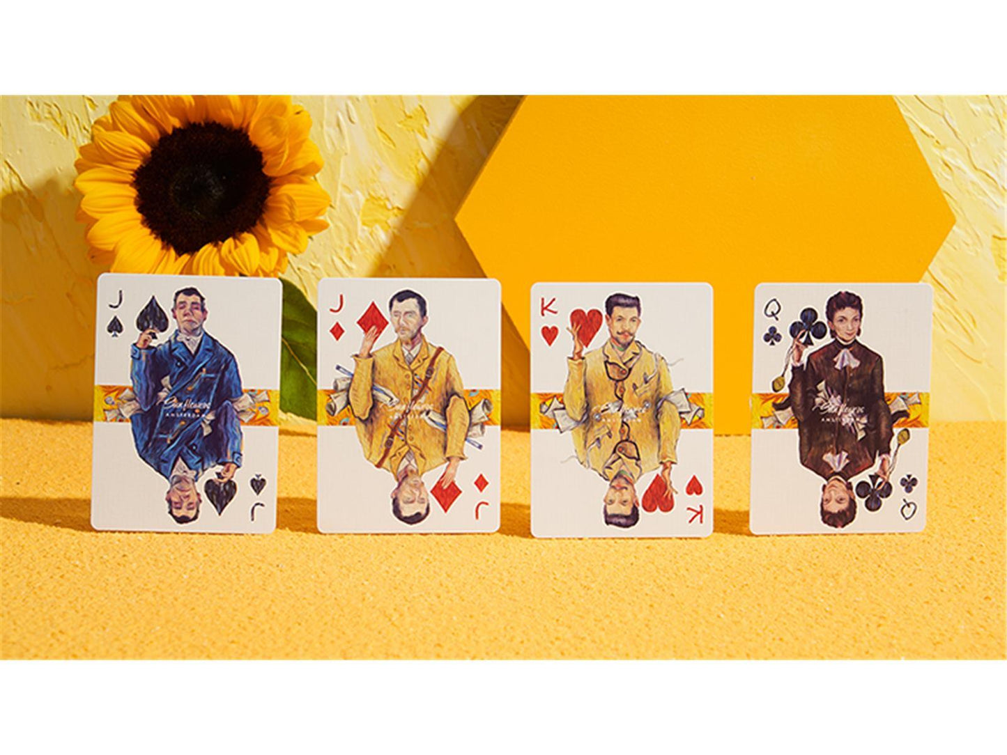 Van Gogh - Sunflowers Borderless Playing Cards