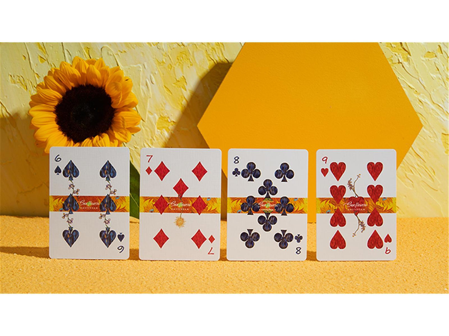 Van Gogh - Sunflowers Borderless Playing Cards