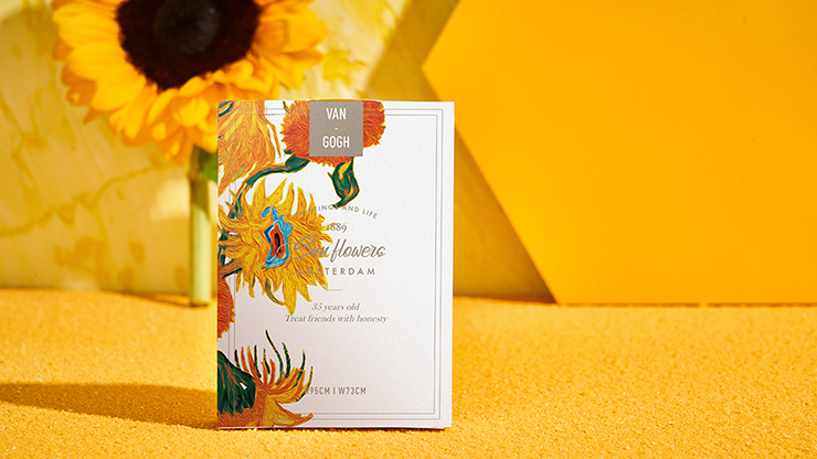 Van Gogh - Sunflowers Borderless Playing Cards